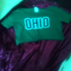 Victoria pink half shirt size small but fits larger.